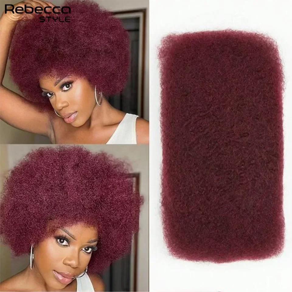 

Афро-кудрявый объем, 100% человеческие волосы, кудрявые вьющиеся волосы для дредов, плетение локонов, наращивание волос, натуральный цвет, косички, волосы