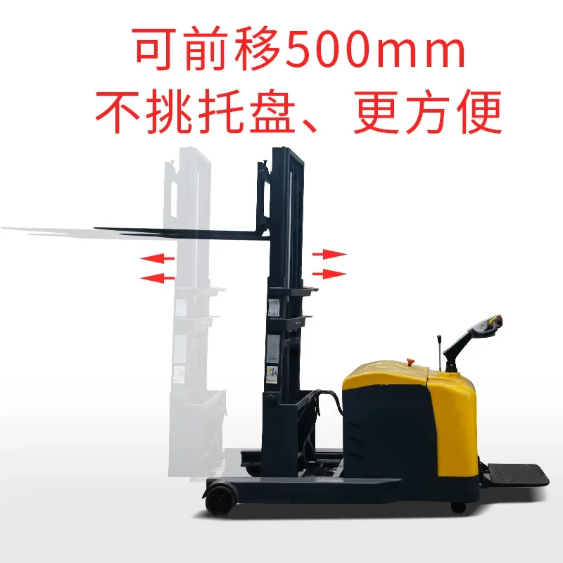 Fully automatic legless telescopic loading and unloading forklift