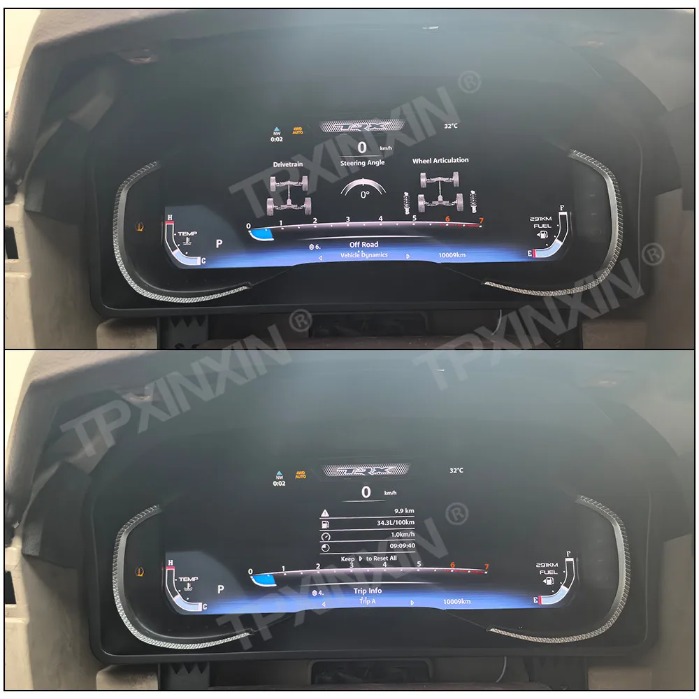 

Цифровая панель с автоматическим кластером для Dodge Ram 1500 2500 3500 2013-2018, ЖК-спидометр, приборная панель 12,3 дюйма, виртуальный кабин