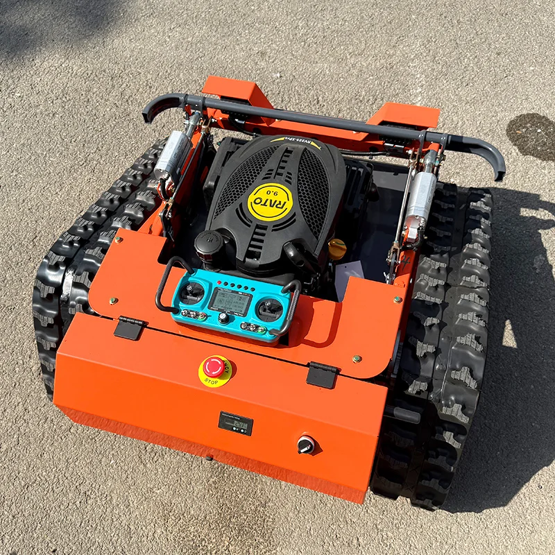 Customized Industrial Controller Automatic Crawler Lawn Mower with Remote Control Self-Propelled 4-Stroke New System Generator R