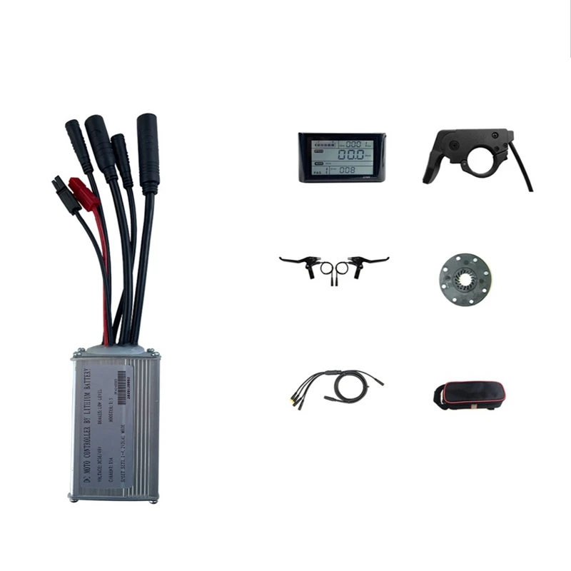 

Full Waterproof Controller Kit 36/48V 250W Bike Controller With S900LCD Display Panel For Electric Scooter E-Bike Accessories