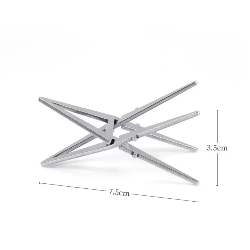  Alcohol Stove Pot Stand Portable Water Kettle Holder Detachable Four-corner Kettle Bracket Outdoor Camping Accessories Tool view 6