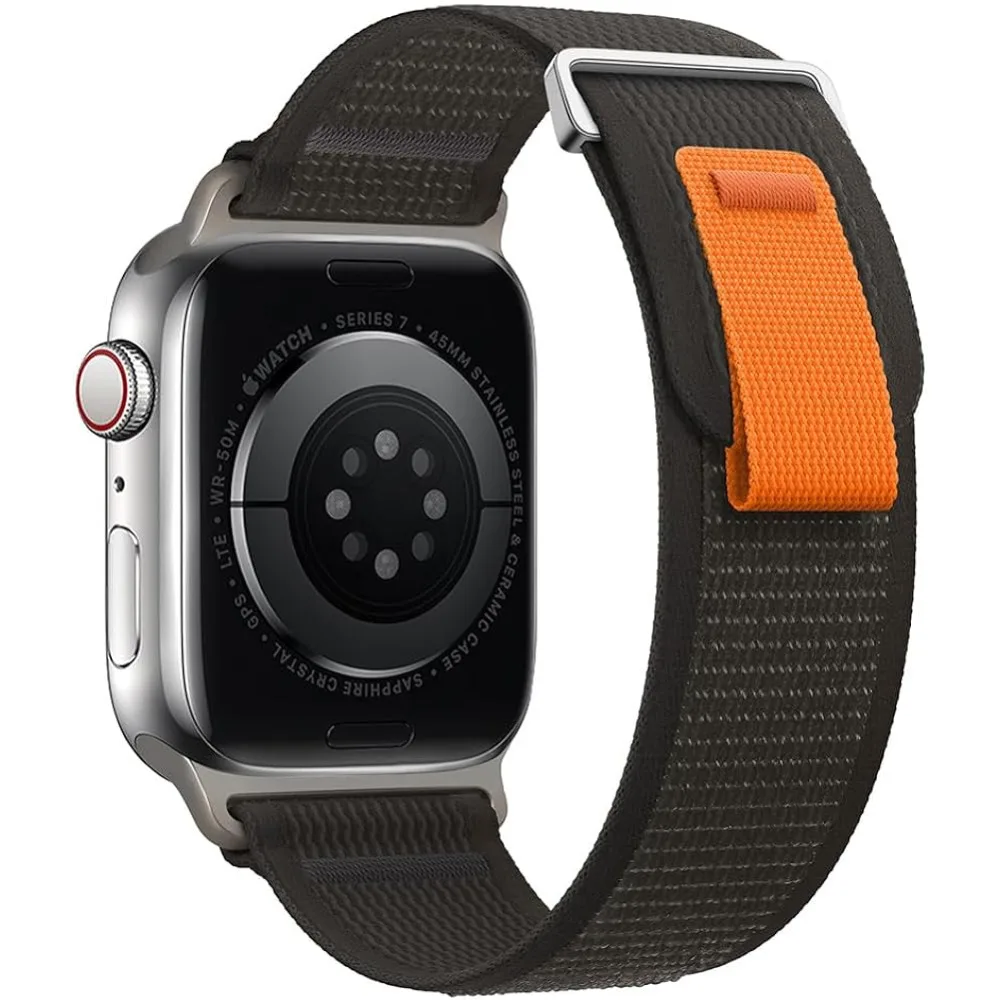 Trail Loop Band Voor Apple Watch Band 49Mm 45Mm 44Mm 40Mm 41Mm 42Mm Nylon Sport Armband Iwatch Serie Ultra 2 3 4 5 6 7 8 9 Se