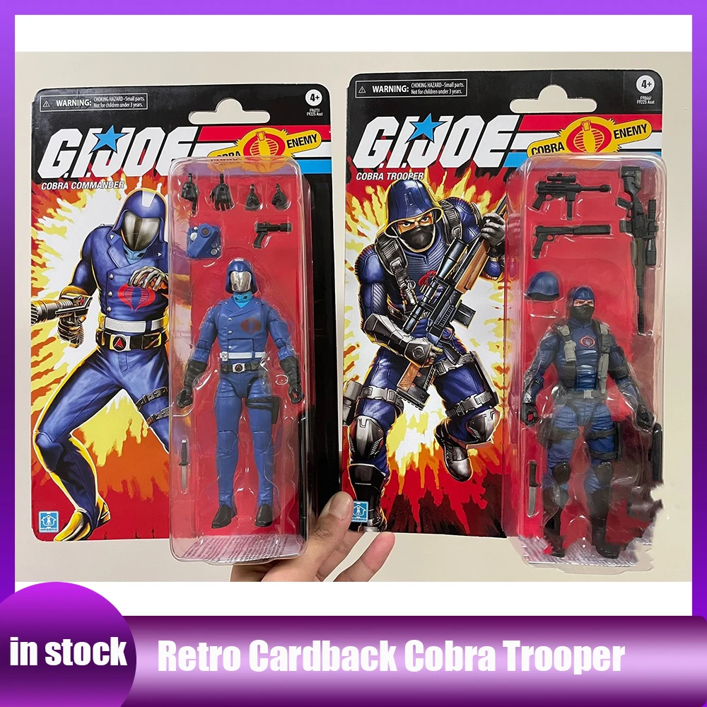 

Оригинальная фигурка G.I.Joe из классической серии, в стиле ретро, Кобра, солдат, аниме, экшн-фигурка, игрушка для детей, рождественские подарки