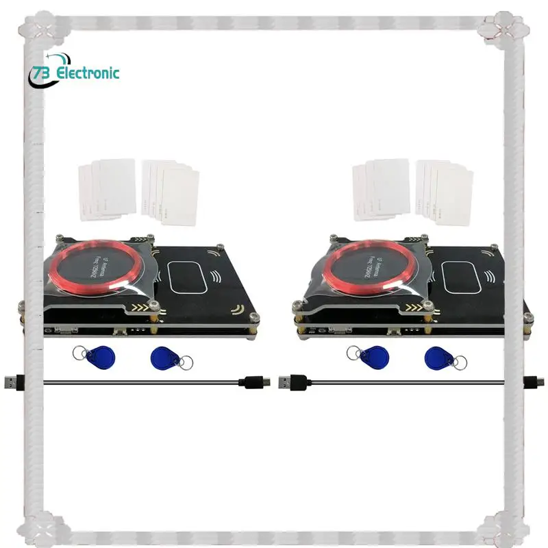 

24-часовая доставка 2X обновленный 512K Proxmark3 Easy V3.0 RDV4 ID памяти M1 IC Встроенный считыватель RFID-карт Встроенная антенна Decrypto