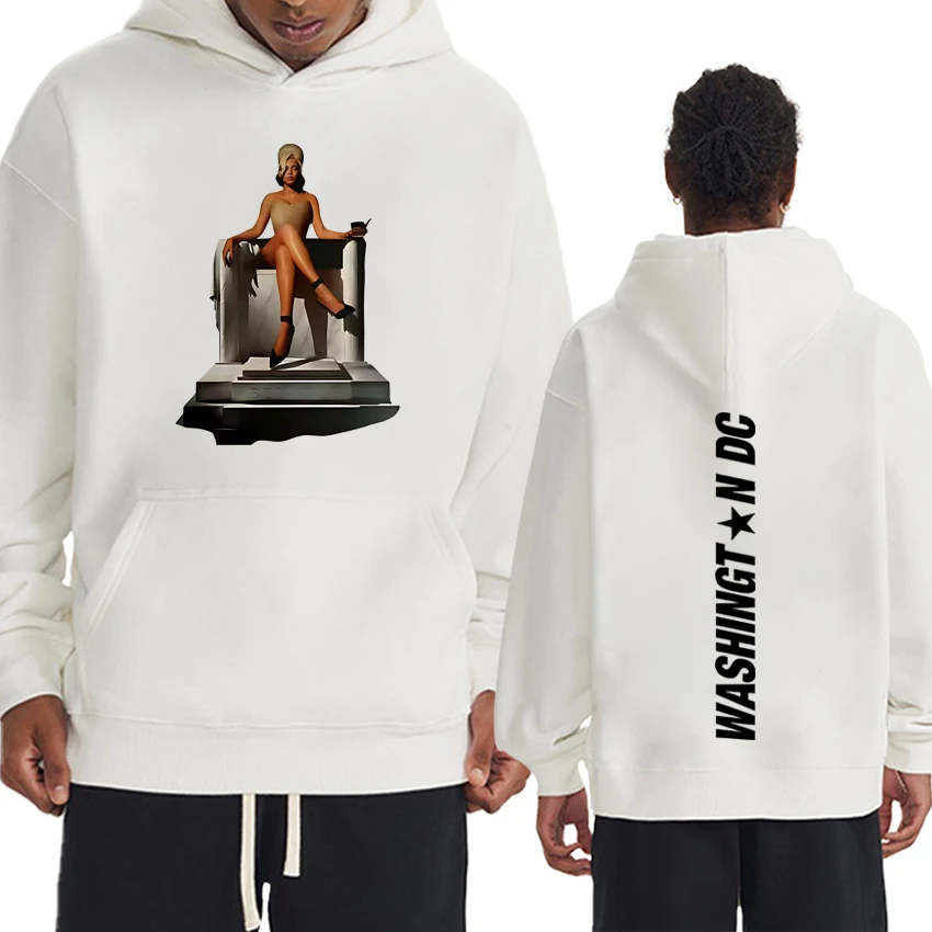

New Beyoncé Cowboy Carter Art Tour 2025 Double Sided print Hoodies Men women harajuku fashion Sweatshirt Unisex Fleece pullover