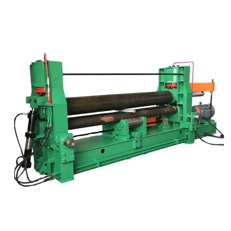 W11S-12X3200 3-لفة لوحة المتداول آلة لوحة هيدروليكية المتداول آلة 3 لفة للوحة سمك 12 مللي متر