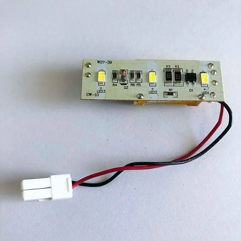 2PCS 41041487 Hoover & Candy Fridge Freezer PCB Circuit Board SW-BX02A W27-39 LED Light Assembly