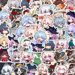 48pcs Game Character Honkai: Star Dome Railway Stickers Can Be Used To Decorate Phone Cases, Refrigerators, Suitcases, Etc