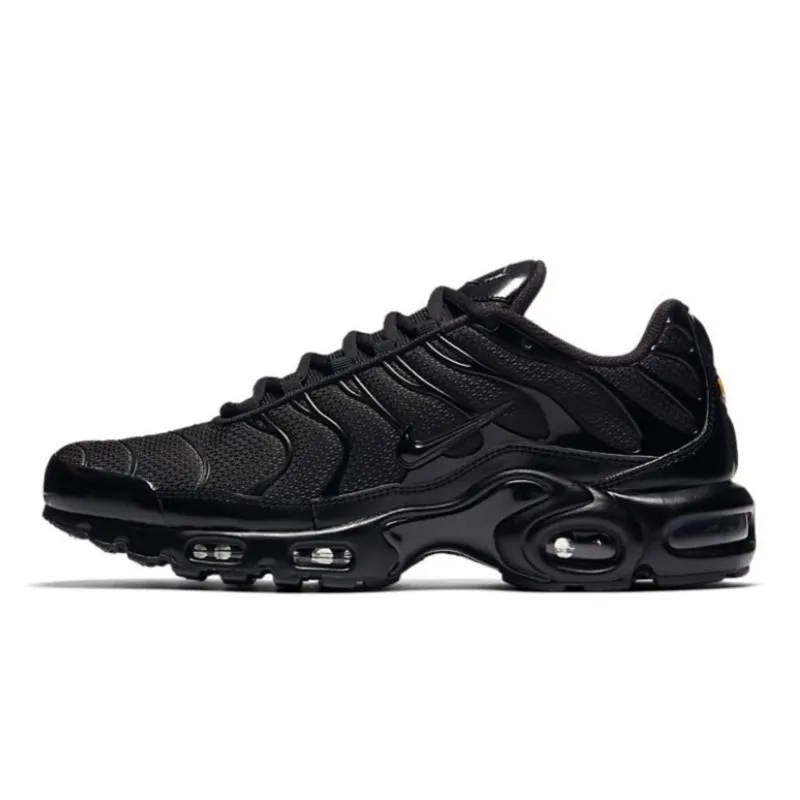 Nike Air Max Plus Triple Black White Racer Blue Casual Classic Walking Sports Shoe Trainers Sneakers Women Men Running Shoes