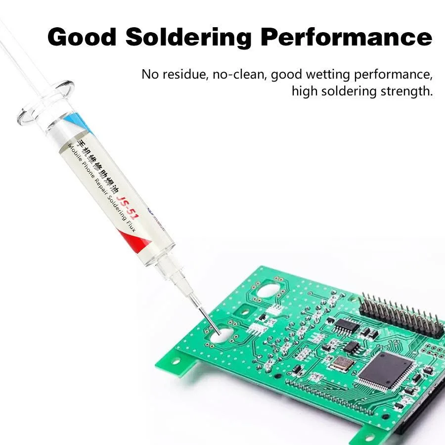 JTX JS-51 Maintenance Auxiliary Solder Oil Lead-Free Halogen-Free Flux No-Clean Auxiliary Solder
