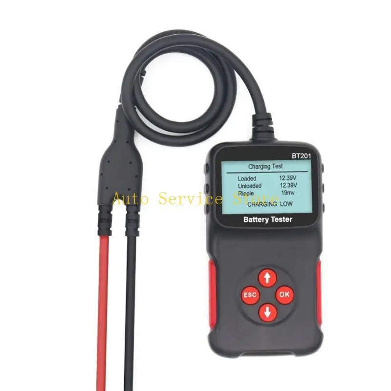 462A Battery Tester Tool BT201 100-2000CCA for Automotive Motorcycles Truck Trailer Diagnostic Tool Tester Batteries