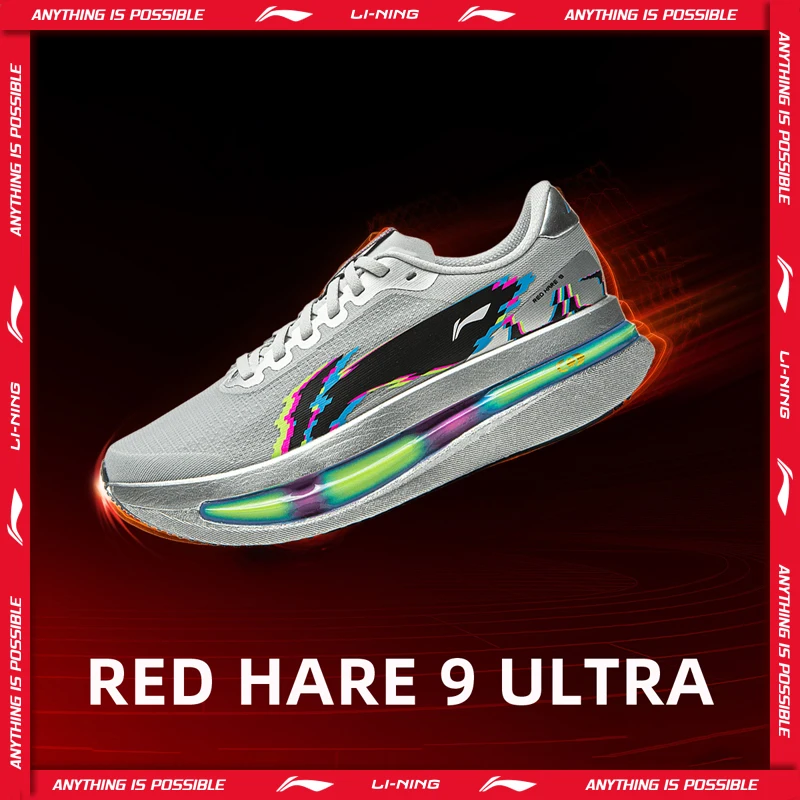 

[Suguru Osako Style] Li-Ning Men's RED HARE 9 ULTRA Racing Running Shoes BOOM FIBER Breathable Light LiNing Sneakers ARPW007