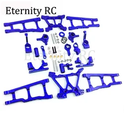 Full Set Aluminum Alloy SLASH 4X4 Metal Upgrade Chassis Parts Kit for 1/10 RC Car TRAXXAS SLASH 4X4 Truck Car