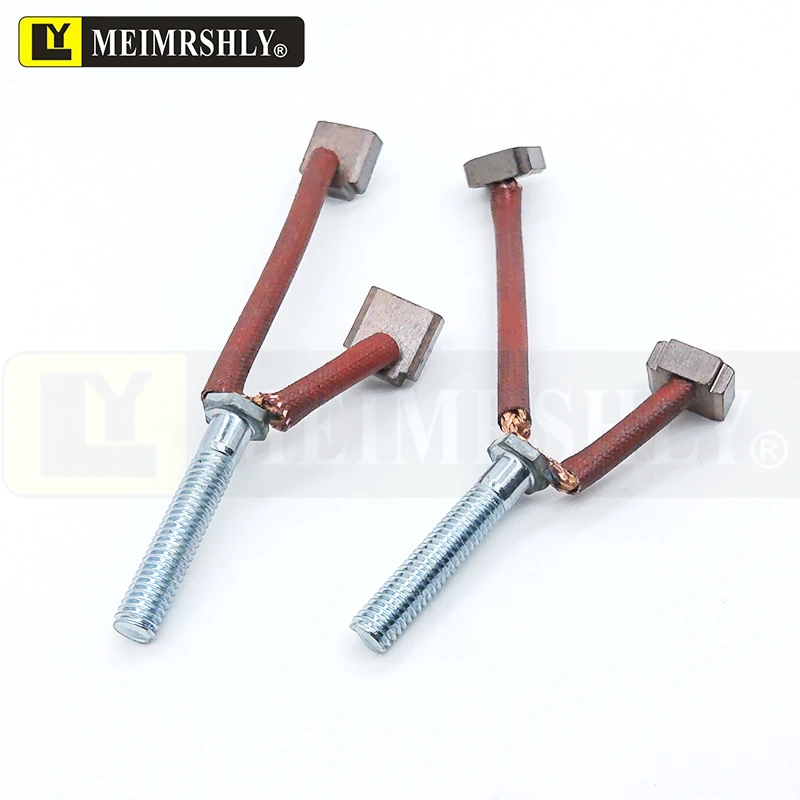 Electric Forklift Stacker Motor Carbon Brush Hydraulic Station Oil Pump Motor 5x12x12mm X 2 for Material Handling Equipment