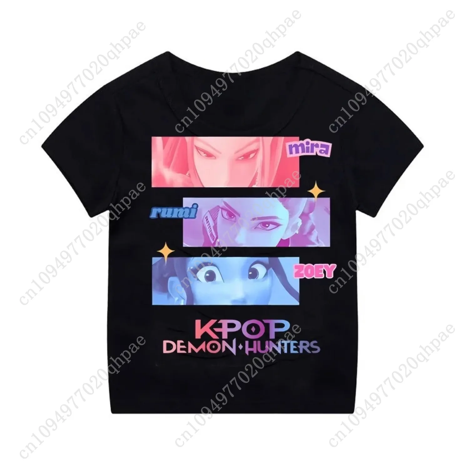 تي شيرت Kpop chasseurs de Démons vêtements pour enfants تي شيرت الرجال المجالات mignon Kpop chasseurs de Démons tigre تي شيرت على طراز هاراجوكو