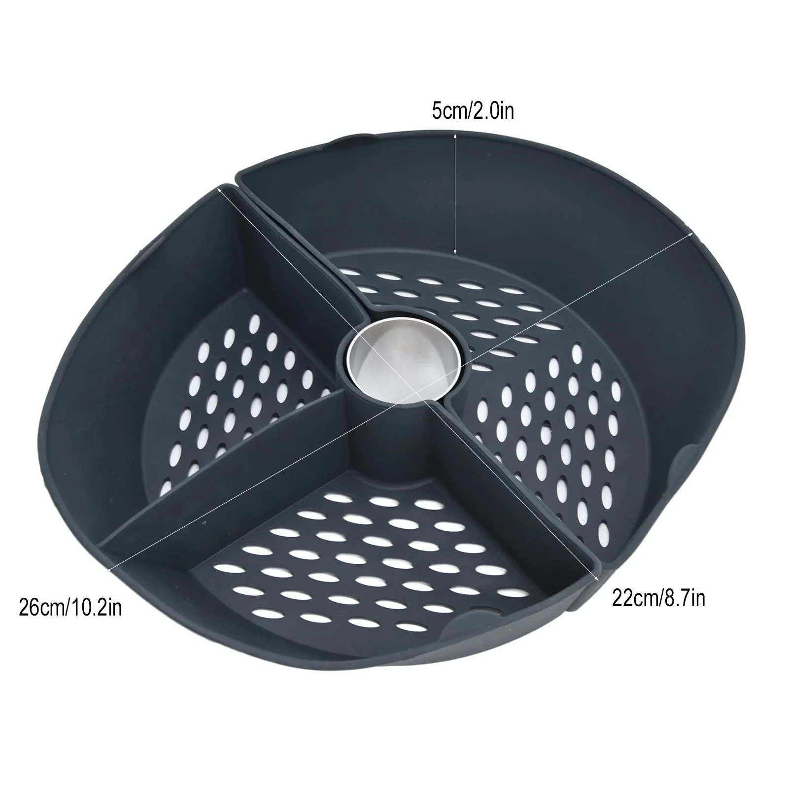 Cooking Chamber Divider Tray Pan Non Stick Food Grade Silicone 304 Stainless Steel for Vorwerk Thermomix TM5 TM6 TM31