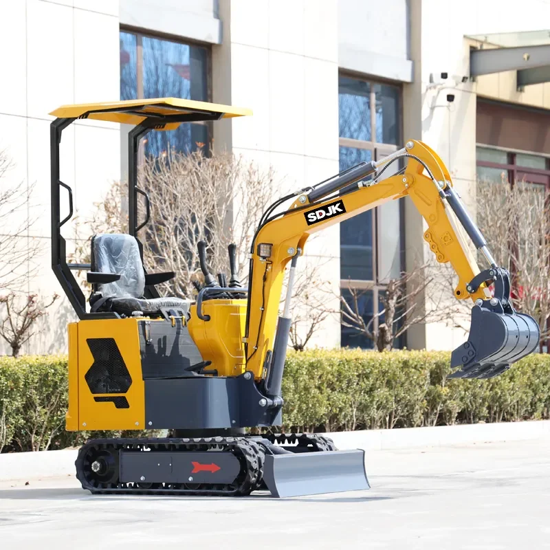 China Construction Equipment Crawler Excavator 1ton Mini Track Digging Machine 1ton EPA Mini Excavator