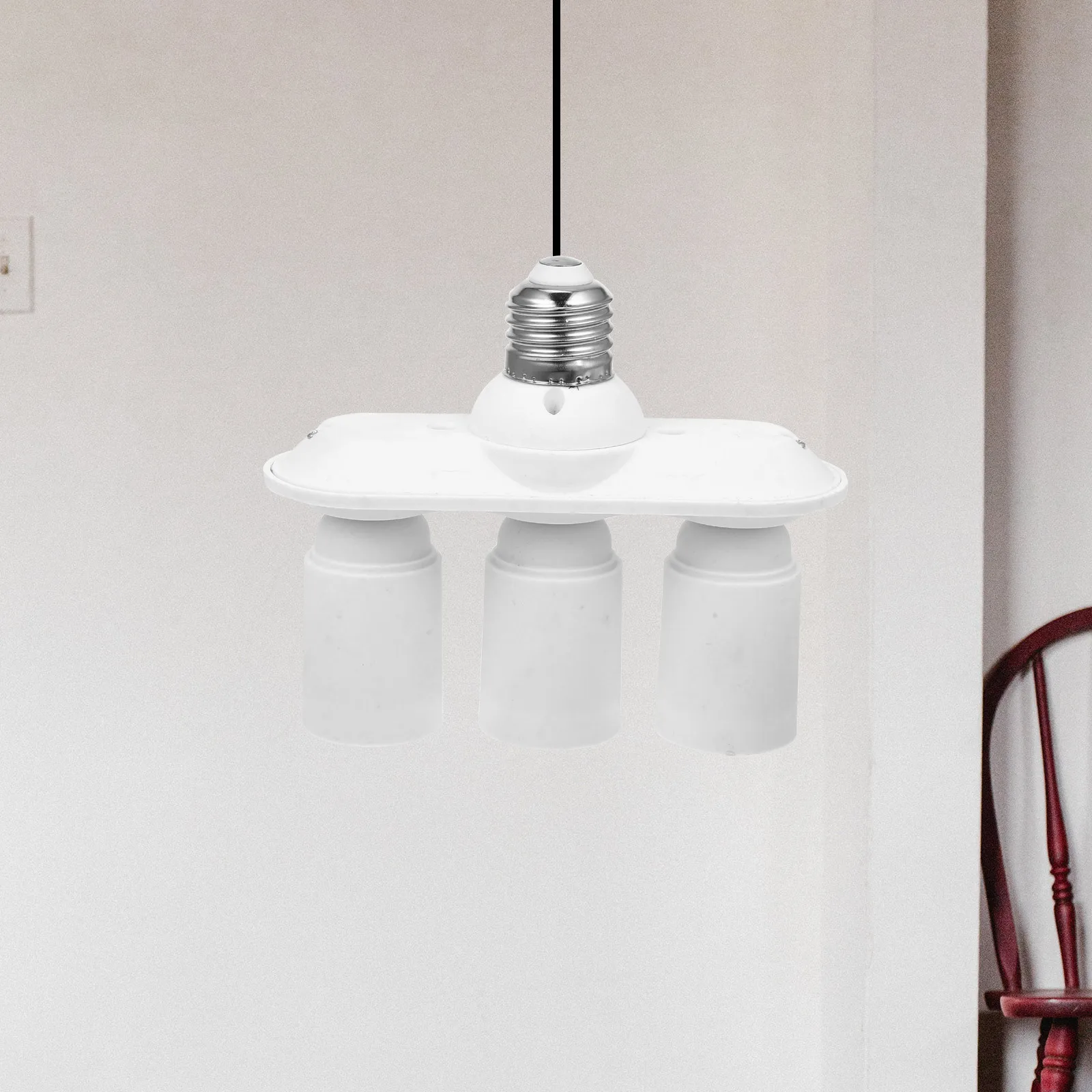 

E27 E26 to 3e27 26 Light Socket Adapter Splitter Converts Dark Places Into Light Socket Splitter