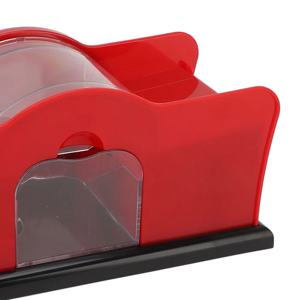 Sturdy Hand Crank Manual Card Shuffler 1-2 Deck Capacity Hand Crank Card Shuffler Card Mixer Party Club