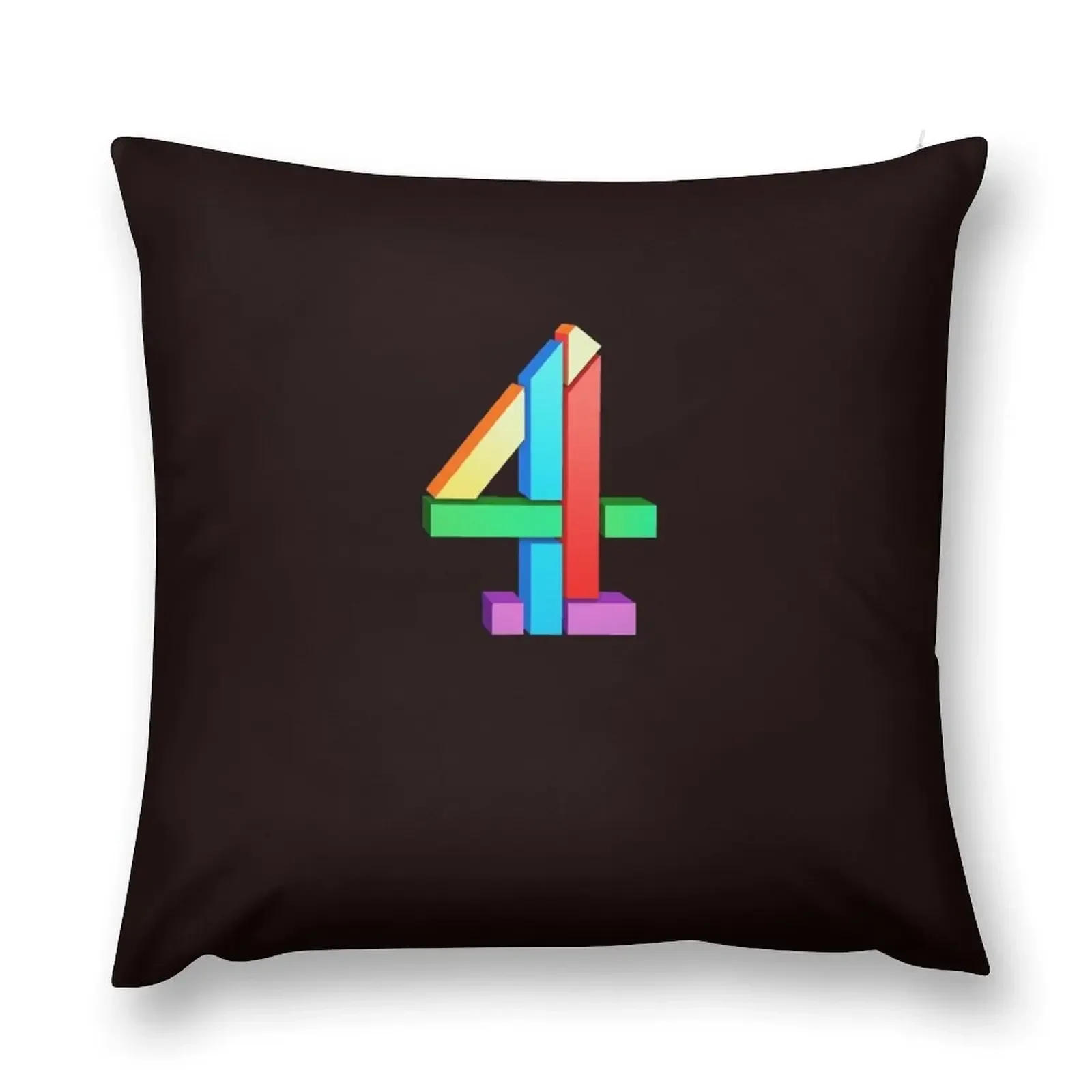 

Channel 4 retro logo Essential TShirt572 Throw Pillow Covers For Sofas luxury throw pillow covers pillow