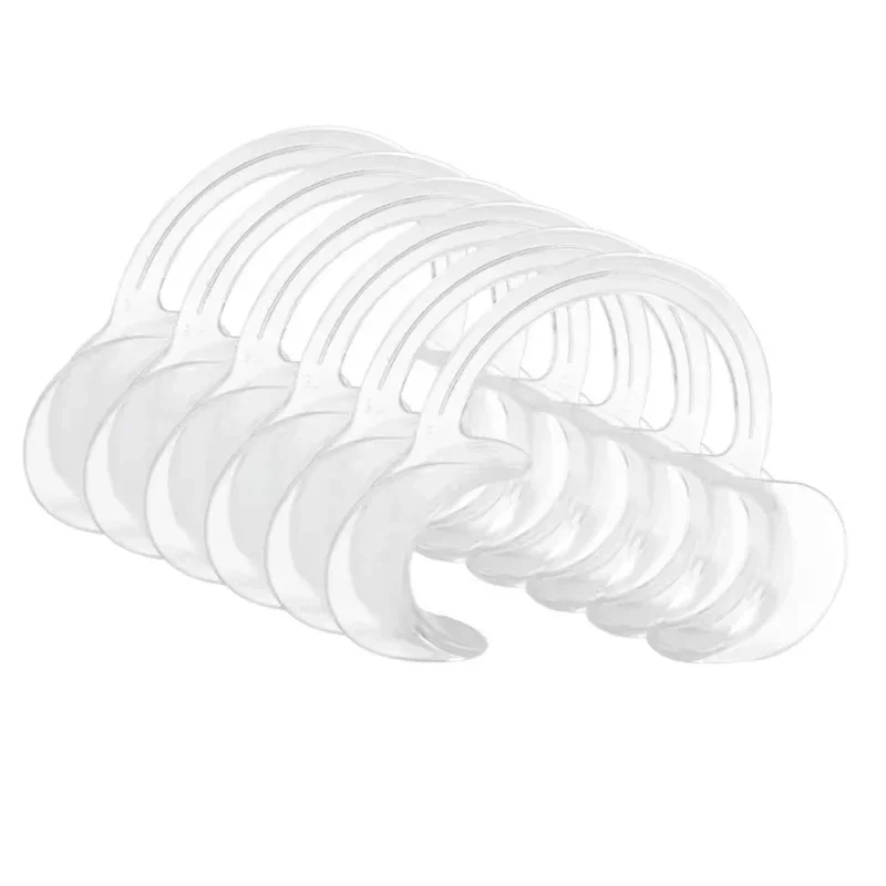 

10Pcs Intraoral Cheek Lip Opener Orthodontic Dentistry Tool Dental Mouth Opener C Shape Plastic Lip Cheek Retractors