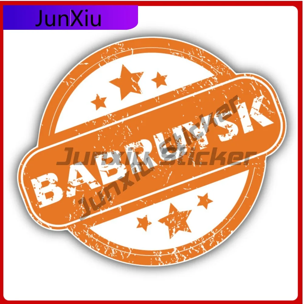 

Babruysk Travel Creative Sticker Stamp Car Decal Bumper Stickers Anime Style Helmet Use For Laptop Sur Car Accessories Scratc