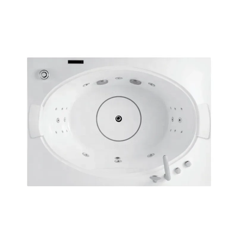 z Newest Design Hot And Cold Faucet White Lower Walk In Whirlpool Massage Corner Bathtub