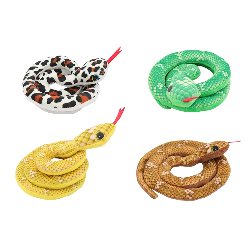 The new plush snake series of cat toys includes blaring paper bite resistant interactive fun pet supplies