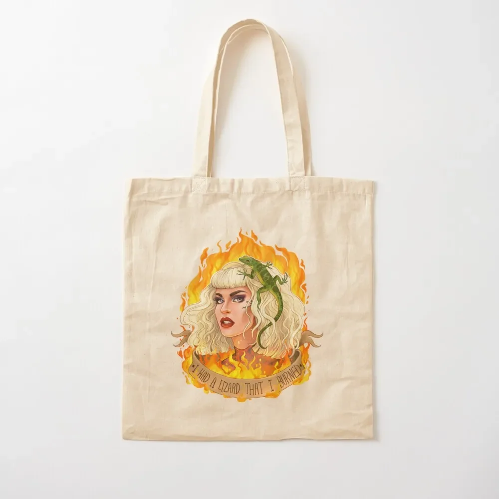 Katya Zamolodchikova, Lizard Arsonist Tote Bag Gift bag shopping trolley bag Cloth bags