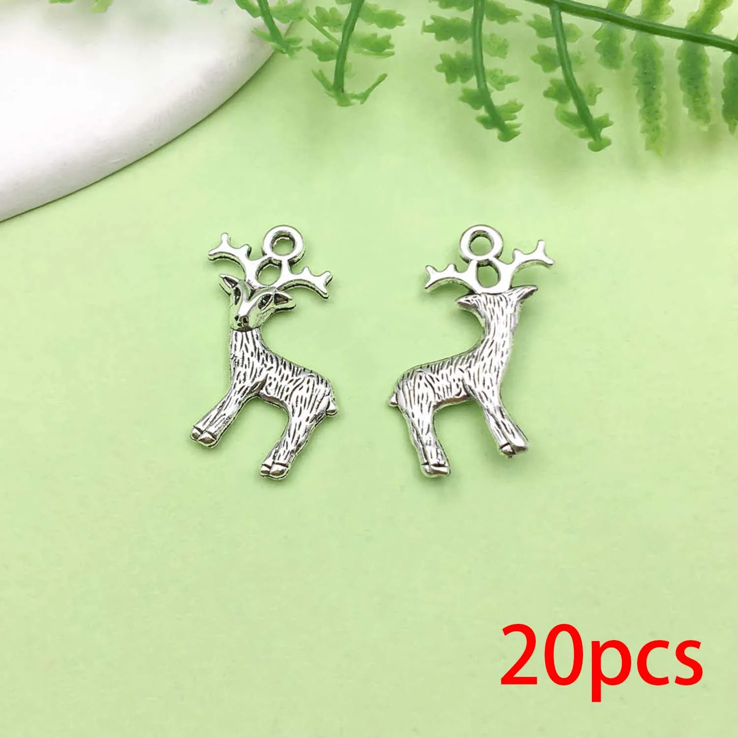 20/43pcs Christmas Decoration Charms Alloy Santa Claus