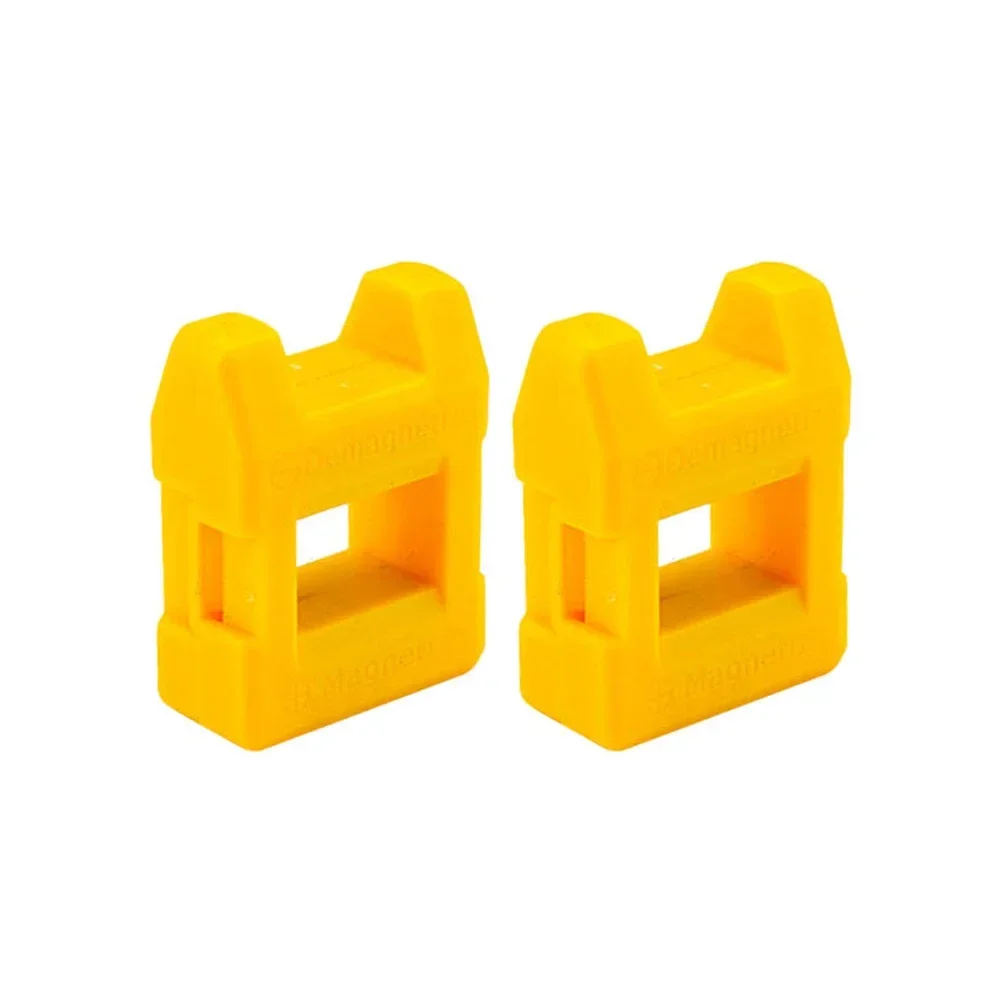 Demagnetizer 2 In 1 Screwdriver Magnetic Versatile Tool for Magnetizing and Demagnetizing Screwdriver Bits 2pcs