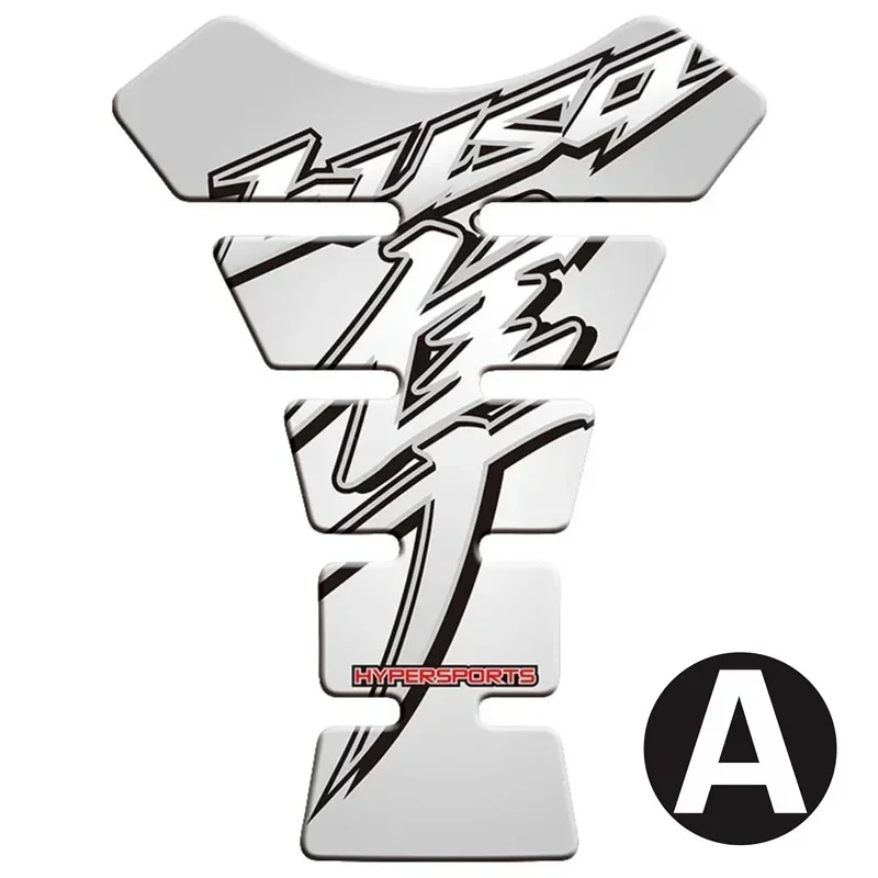 Untuk Suzuki Hayabusa GSX1300R GSXR1300 bantalan tangki sepeda motor pelindung 3D stiker Gel Decal - C aksesoris