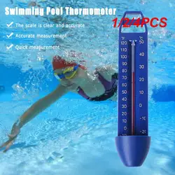 1/2/4PCS Practical Swimming Pool Floating Thermometer Multi-functional Durable Spa Hot Tub Ponds Temperature Measuring Meter