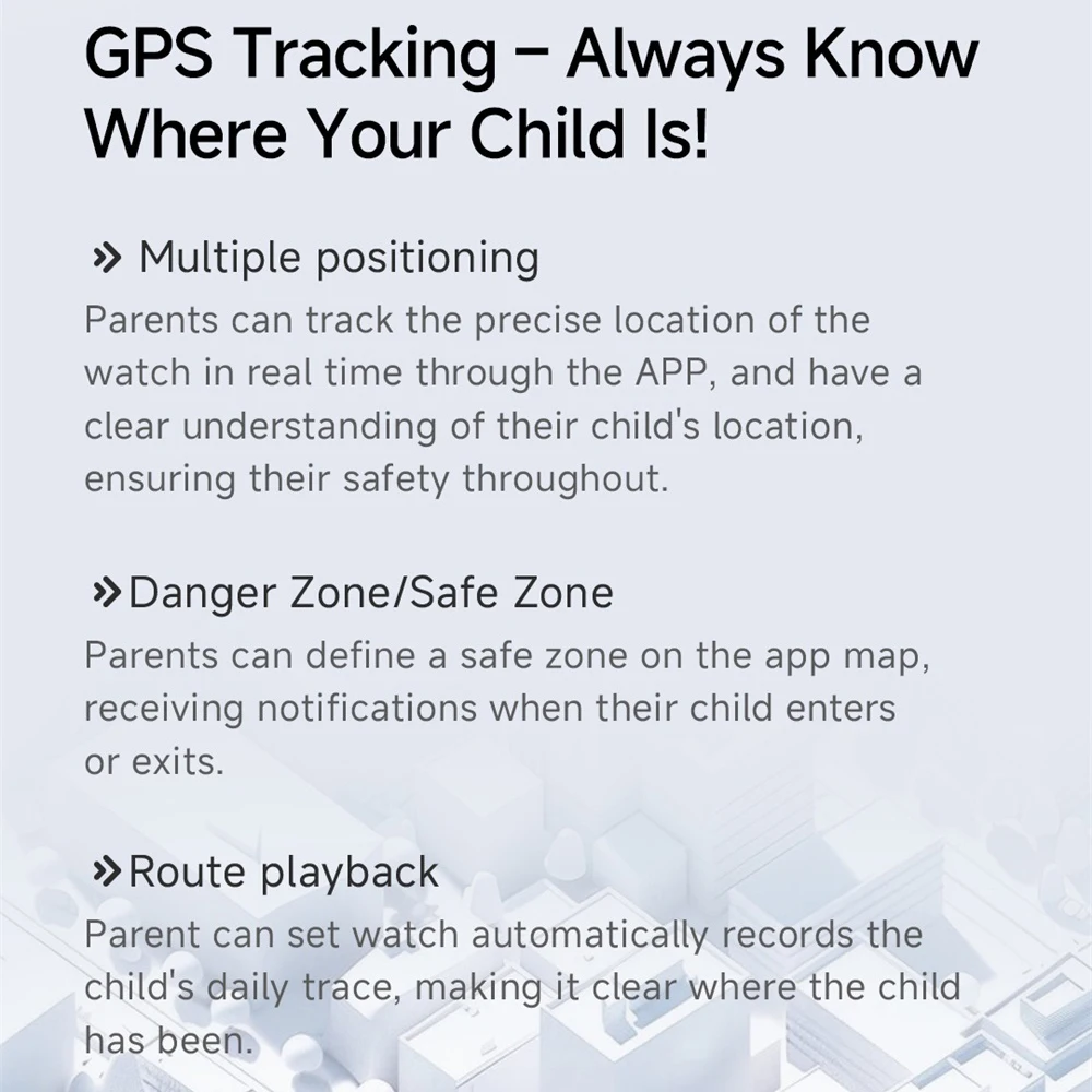 Kids 4G Smartwatch with GPS Video & Voice Chat Built-in Camera Voice Assistant Alarm Clock APP Download Perfect Children Gift