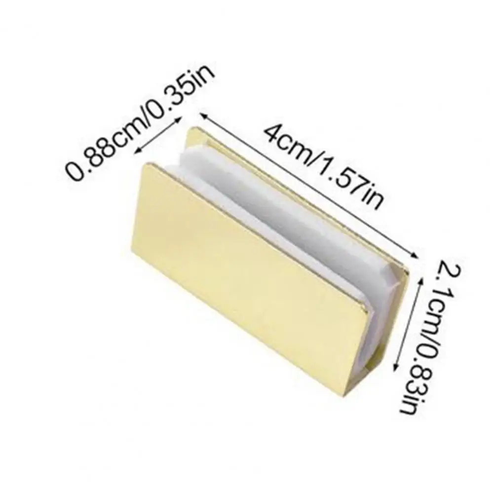 Magnetic Door Latch Magnetic Glass Door Catch Latch Closure Set Adhesive Mounting Push Open Catch for Single Glass Door Cabinet