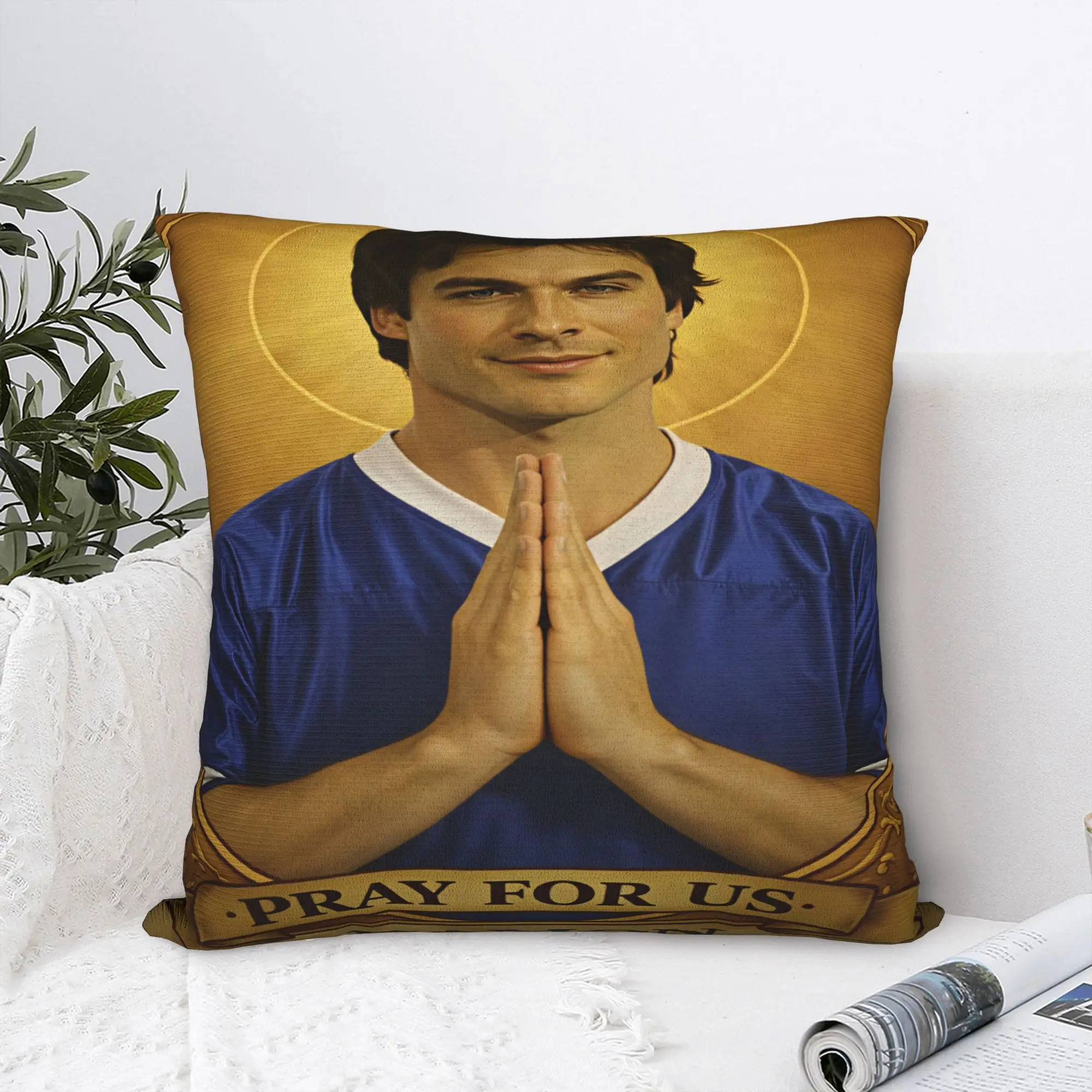 Pillow Cover Ian Somerhalder  Fashion Pillow Case For Sofa Home Decoration Pillowcases