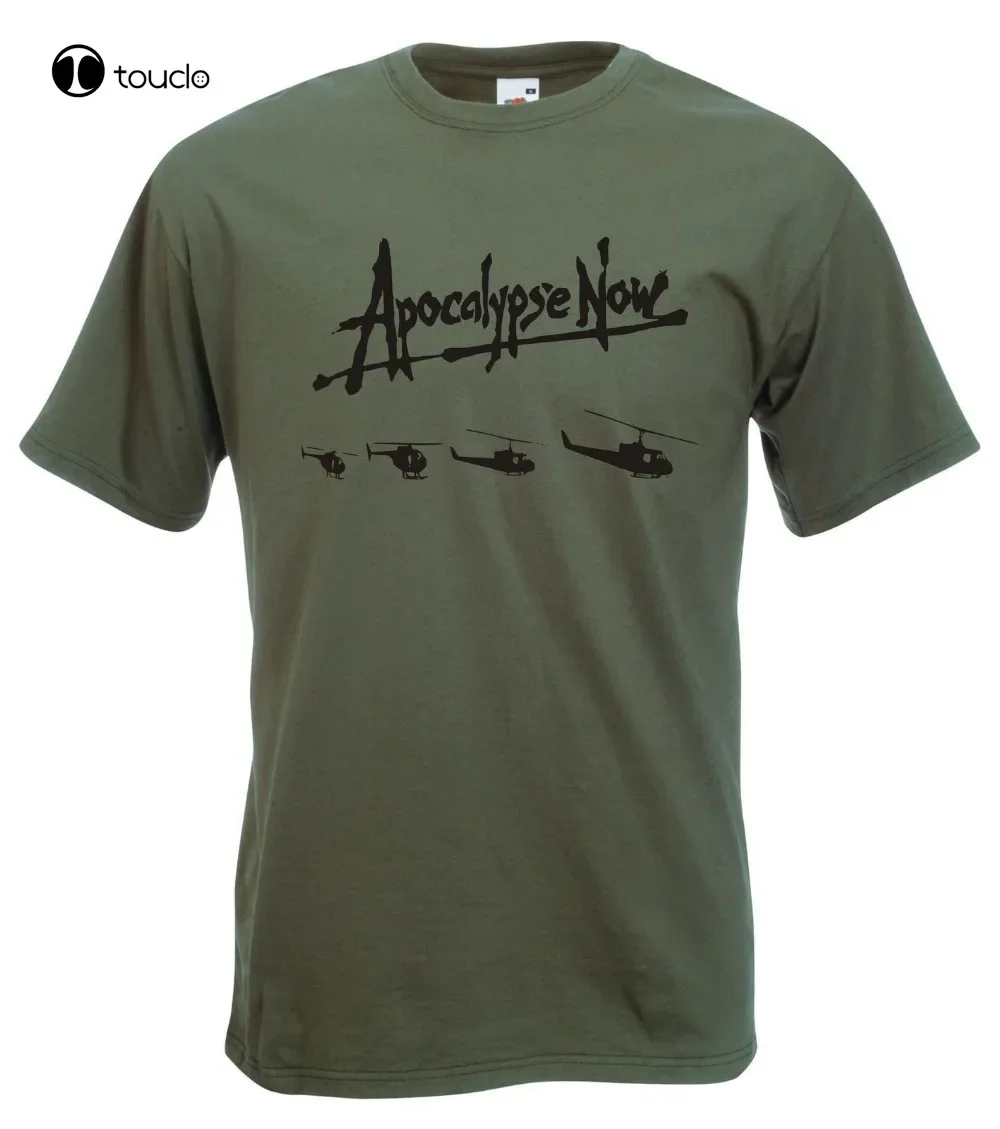 Apocalypse Now Helicopters Camiseta Ride Of The Valquirias Kilgore 100 % Cotton T Shirt Men Design Tops Harajuku Funny T Shirt