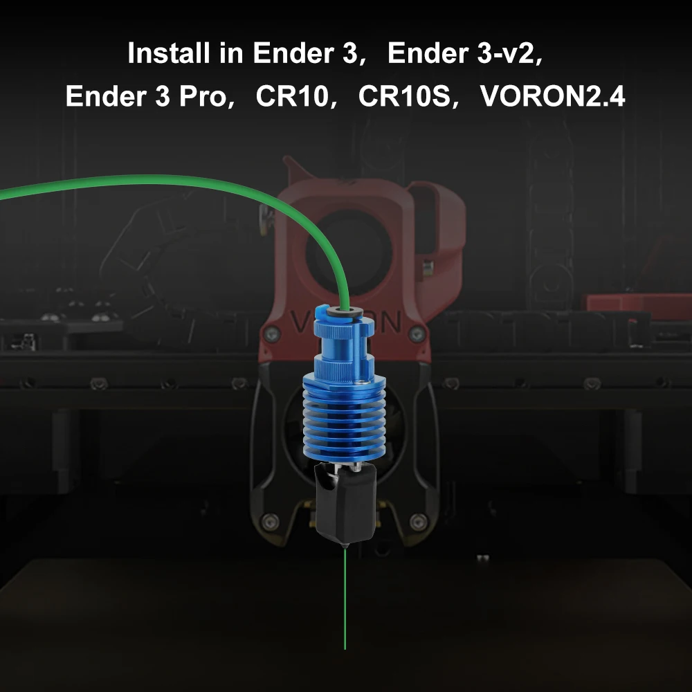 Ulepszona Szybka Głowica Drukująca TZ V6 3.0 Hotend Kit do Ender 3/3 PRO/VORON 2.4, Wysokiej Jakości Ekstruder J-head do Prusa Ender 3 V2/CR10 — zdjęcie produktu 2