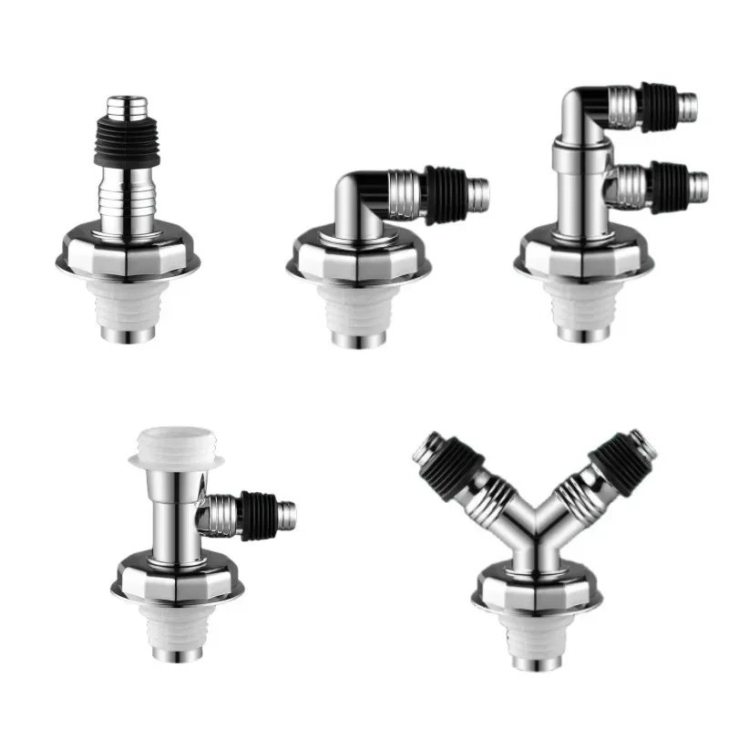 غسالة الطابق استنزاف مشترك مزدوج الغرض الأنابيب موصل المجاري المحملة غسالة صحون العالمي خرطوم محول المتاح فخ أداة #5