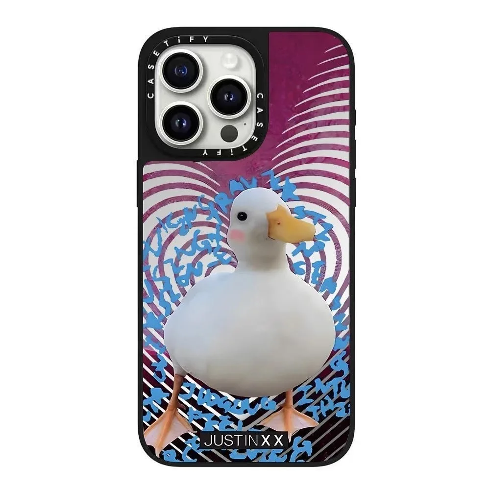 حافظة JUSTIN XX Animal Apple iPhone 15 ذات علامة تجارية مشتركة لهاتف iPhone 16 Pro Max حافظة صلبة لطيفة للحيوانات الأليفة 14/13 XS عصرية #3