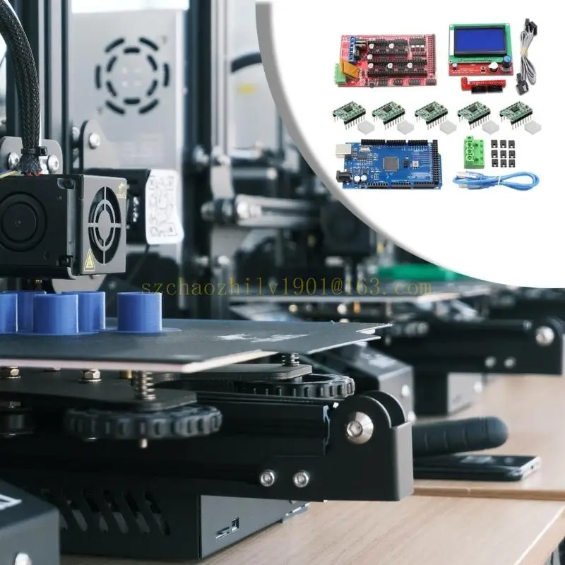 

62KA MEGA2560R3, набор контроллеров RAMPS 1.4 с LCD -панелью 12864 и набор драйверов A4988