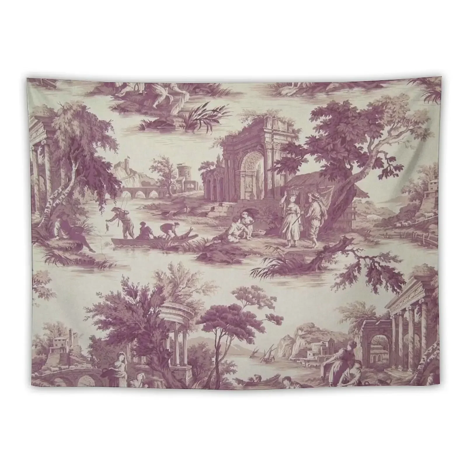 Antique Canvas of Jouy Tapestry Home Decor Aesthetic Decor For Room Tapestry