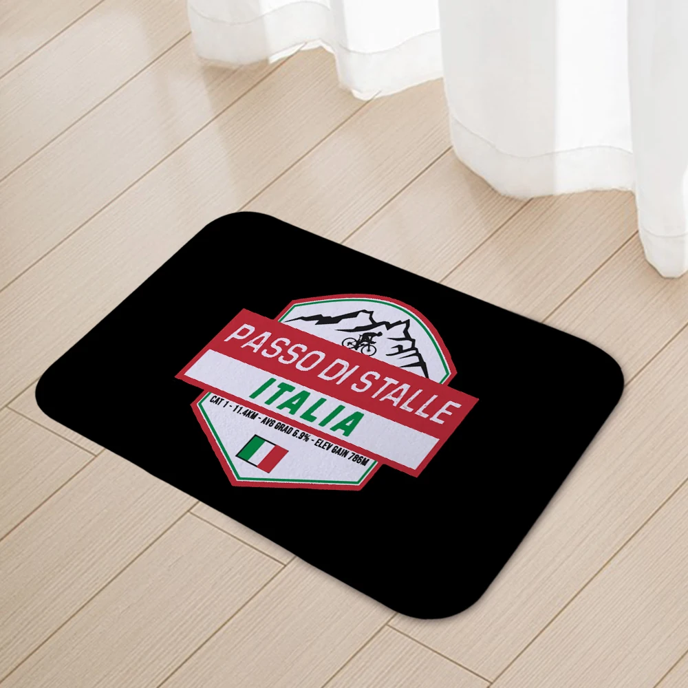 Passo Dello Stelvio Cycling Italy floor mat house carpet door pad modern decorative carpet anti -sliding floor pad 009