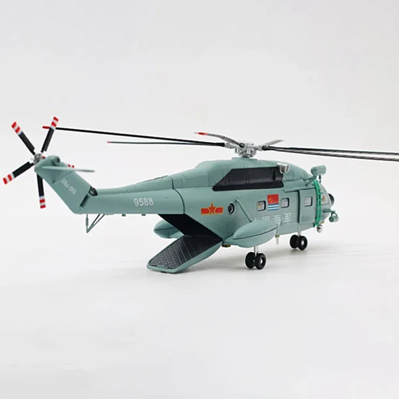 Diecast 1:60 Schaal Chinese Luchtmacht Z-8 Helikopter Legering Afgewerkt Simulatie Model Statische Decoratie Souvenir Geschenken Voor Volwassenen