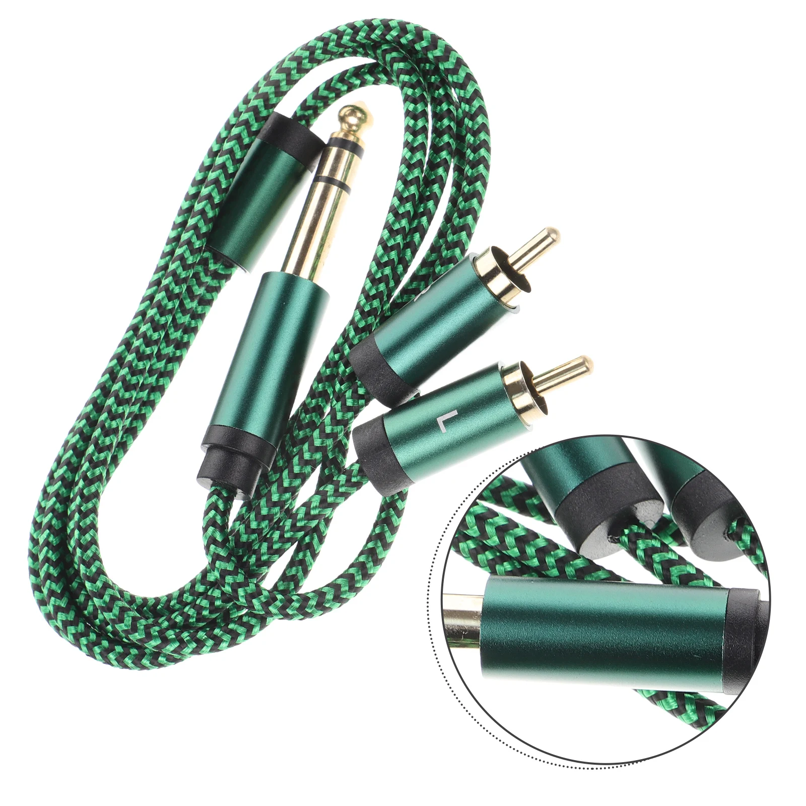 

s Audio Cable for Guitar Bass Electric Patch Cords Durable Materials Sound Transmission Stable Connection Live Sound Cables