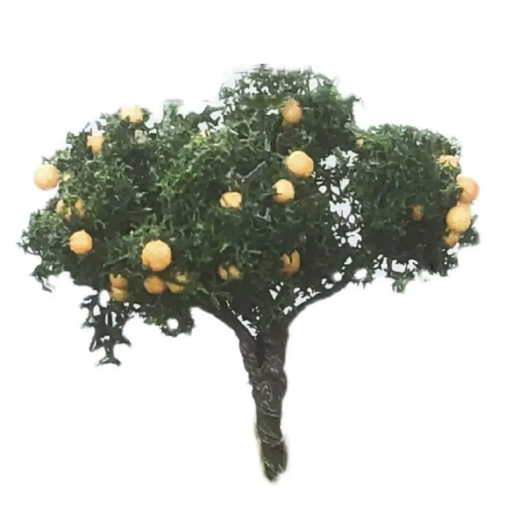 Multi-size Miniature Fruit Trees Sand Table Layout Fairy Garden Simulation Tree Figurine Dollhouse Ornament Lifelike Scene Model