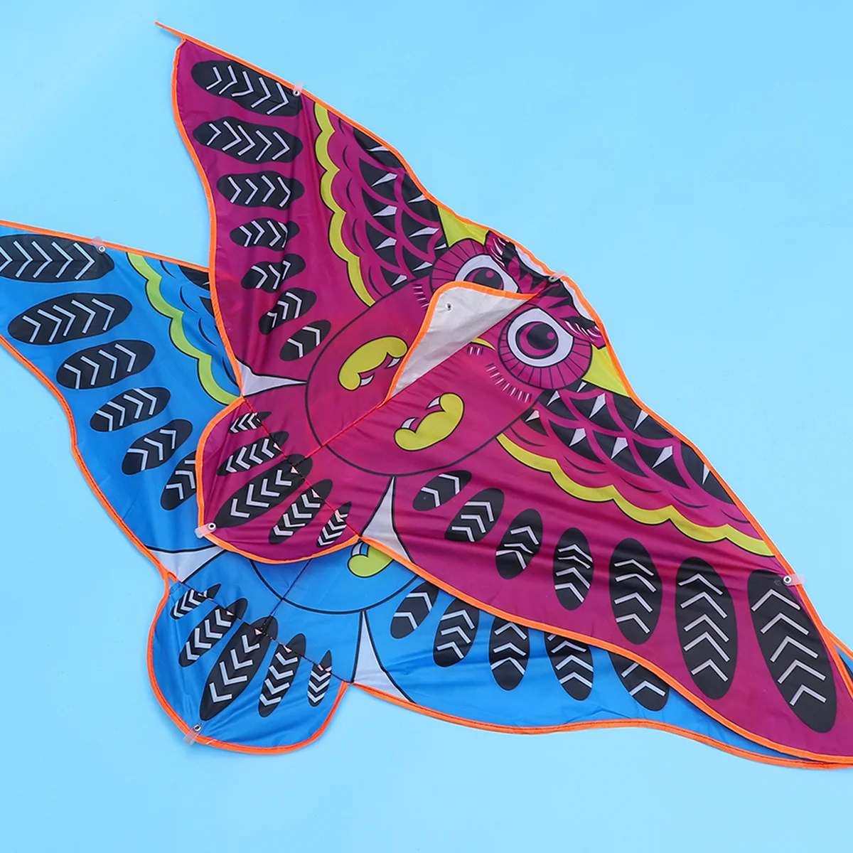 3 pièces 1.45M hibou coupe-vent en plein air pour enfants volant dessin animé hibou cerf-volant plage parc jardin jouer petit cerf-volant famille amusant en plein air