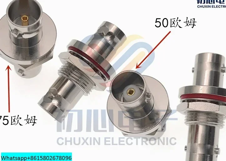 

Jingcheng 75 Euro/50 Euro BNC-KKY BNC «мама-мама» с фиксированной гайкой, водонепроницаемым кольцом, высокочастотный адаптер SDI