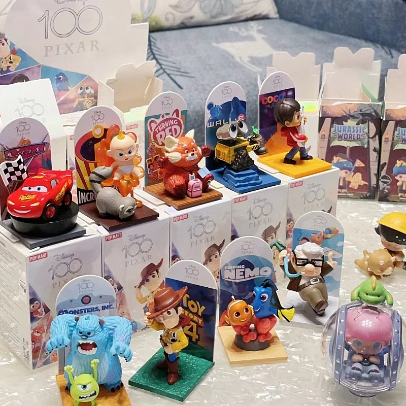 Anime Disney Blind Box Anniversary Pixar Collection Mystery Box Trendy Creative Desktop Decoration Toys Birthday Gifts